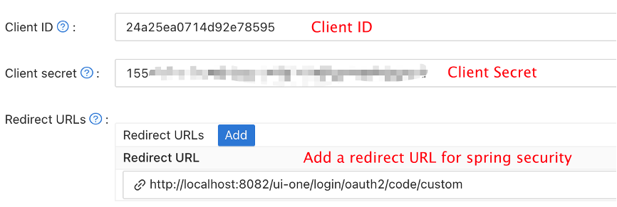 Hanzo IAM Application Settings